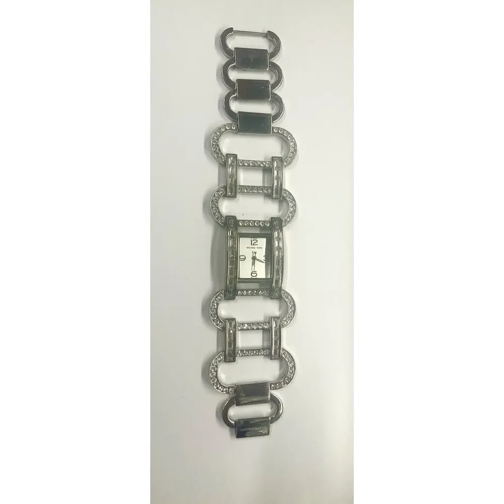 Michael Kors women’s crystal pavé chain-link bracelet watch MK3055
